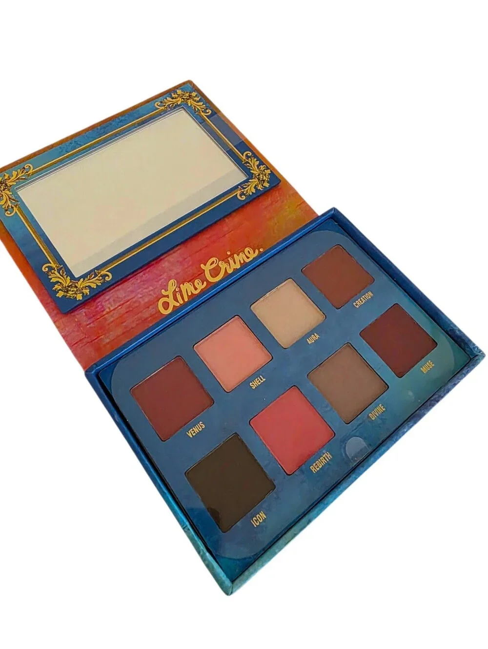 Lime Crime Venus Eyeshadow Palette NEW IN BOX Burgundy Red Coral Fall